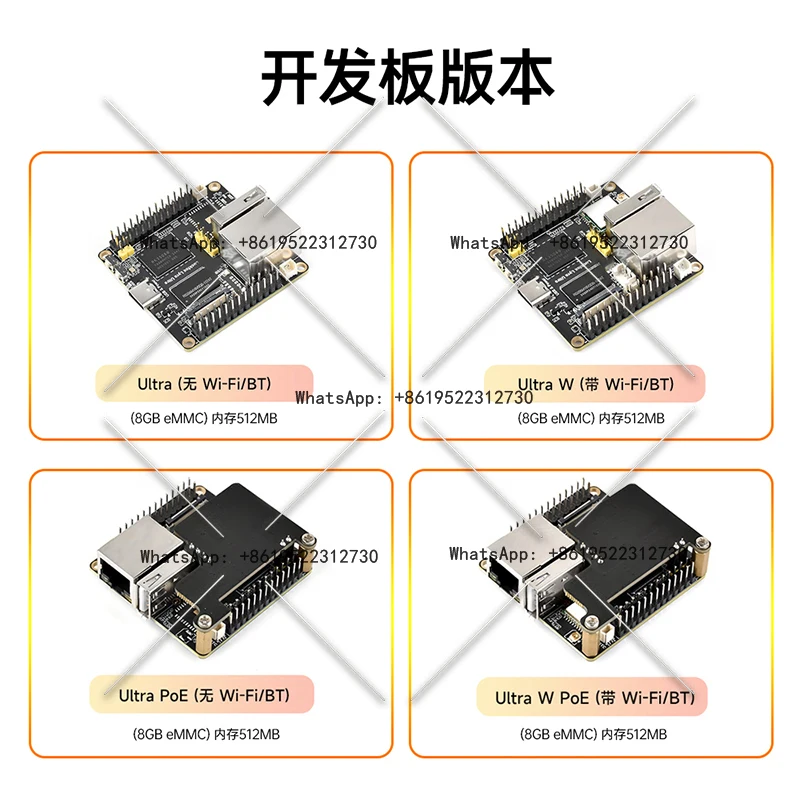 Luckfox Lyra Ultra W RK3506B Chip Micro Linux Entwicklungsboard 8GeMMC dreiadrig