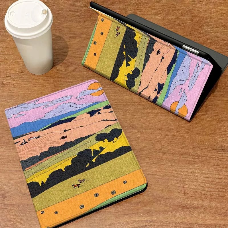 

Sunset Country Landscape For Samsung Galaxy Tab A7 A A9 A11 S6 A11 A8 S11 Lite Plus 10.4 10.5 Inch Tablet Case