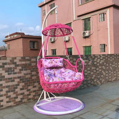 

Hanging basket imitation rattan single cradle chair hanging rattan chair balcony swing
