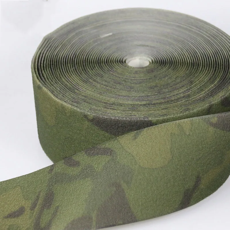 タクティカルタンクトップcamo,粘着ストリップ付き,ヘルメットカバー,ループ付き,フリースの顔,粘着性,長さ10cm x 1m