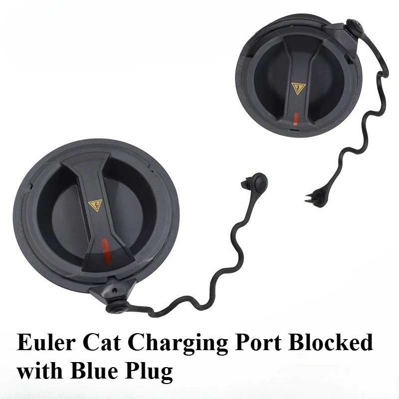 

Подходит для вилки порта зарядки Euler Good Cat Energy, вилки для медленной зарядки быстрой зарядки, веревки с защитой от потери, один комплект крышки