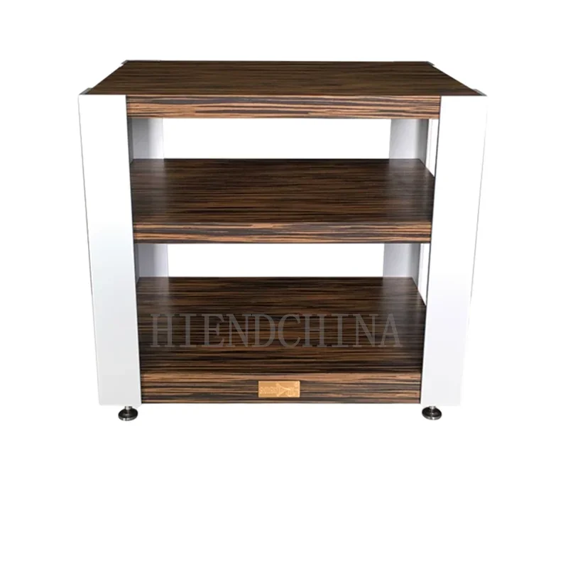 ET-05 H680 Стойка для усилителя мощности HiFi 3-слойная стойка для оборудования Стойка для аудиооборудования Нижняя многослойная пластина Толщина 65 мм