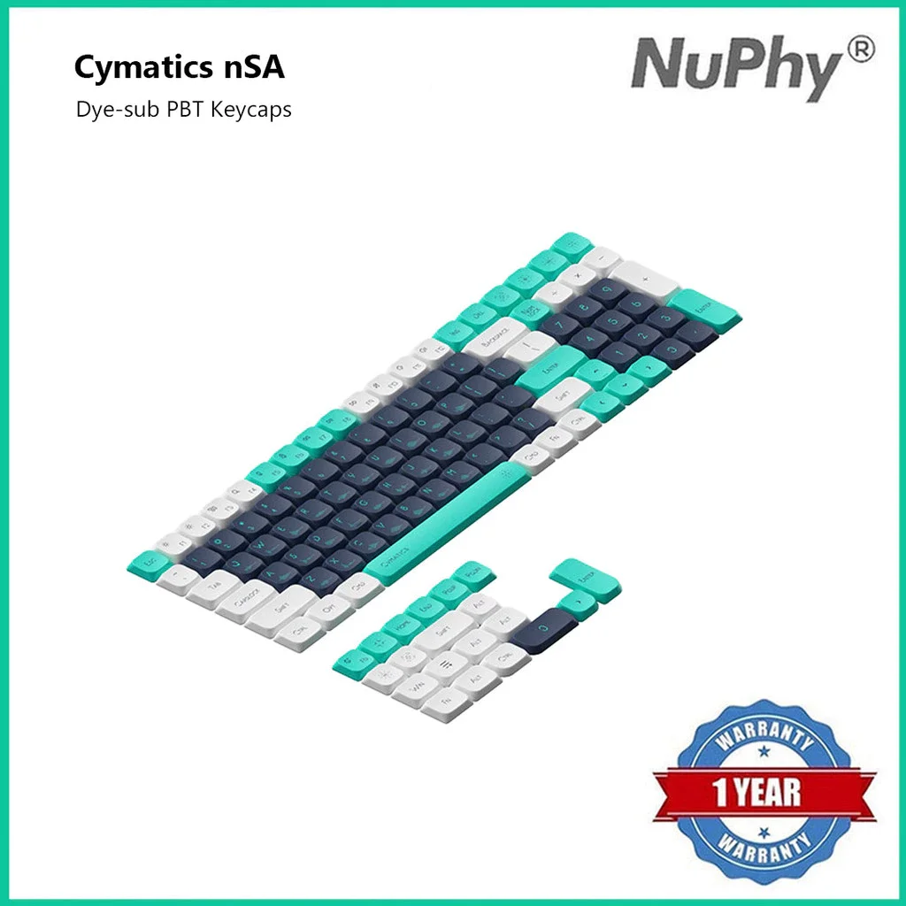 NuPhy® x Suda Cymatics nSA Dye-sub PBT Keycaps Edition Bright / Dark