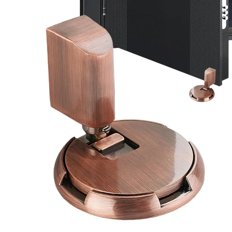 

Heavy Duty Floor Door Stopper Invisible No Drilling No Magnetic Door Stopper Adjustable Windproof Door Stopper Keep Door Open