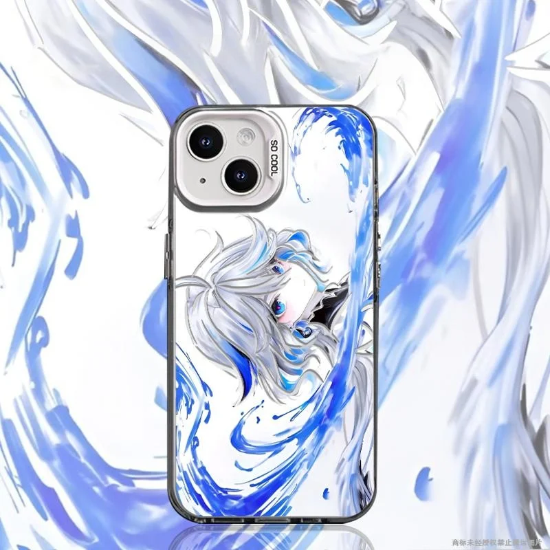 Cute Furina Genshins Impact Phone Case for Samsung Galaxy S23 S24 S25 S26 Ultra Plus for iPhone 12 13 14 15 16 17 Pro Max Cover