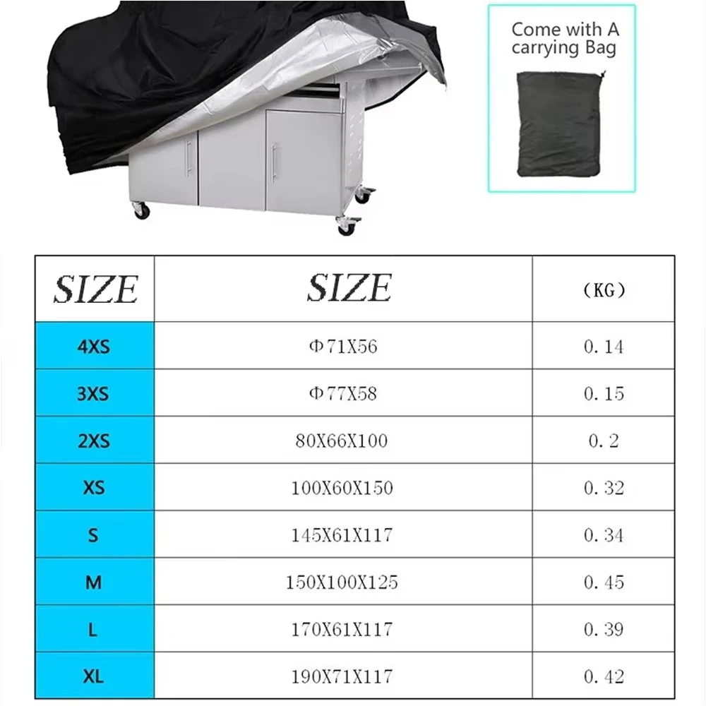 Heavy-Duty Waterproof BBQ Grill Cover 3