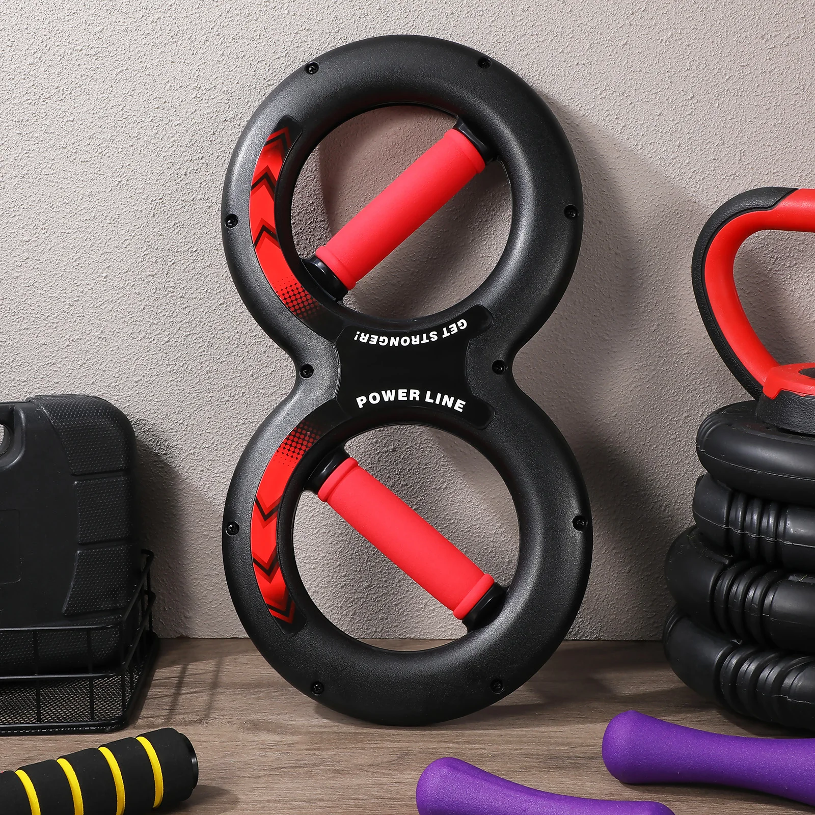 

Hand Grippers 8 Shaped Wrist Strength Trainer Device Red 20kg Heavy Grip for Exercising Exercise Supply Hand Grippers