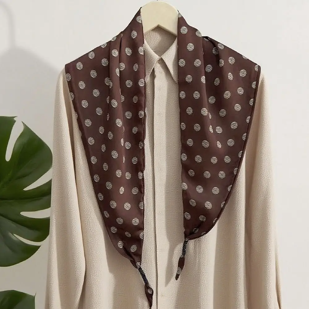 

Imitation Silk Cashew Floral Silk Scarf Literary Style Versatile Accessory Women's Waist Scarf Shirt Extender Shirt Extension