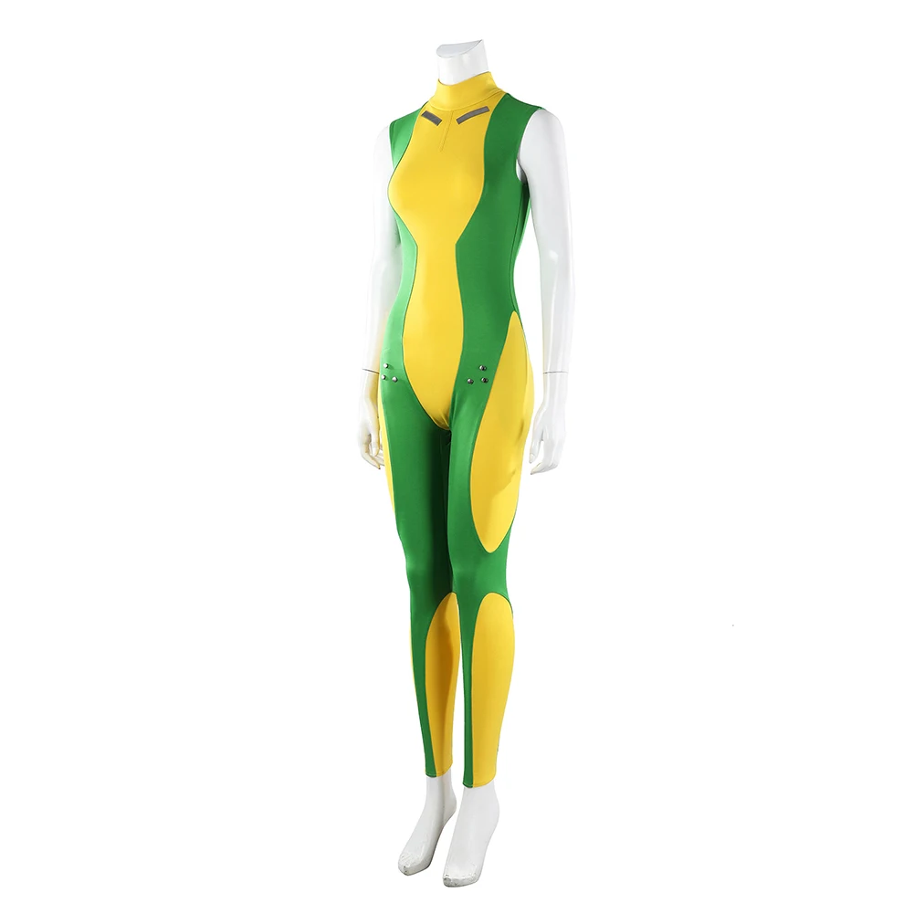 Rogue Cosplay Women Jumpsuit Coat Costume Game Rivals Disguise Clothing Adult Female Superhero Suit Halloween Carnival Outfit view 6