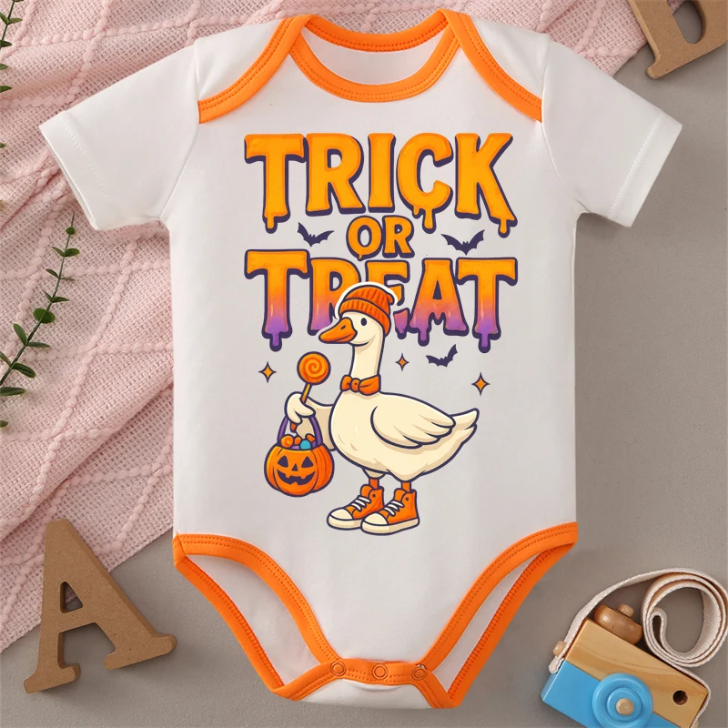 

100% хлопок MINISO My First Halloween с принтом летучей мыши, детский комбинезон, комбинезон, боди для новорожденных 0-12 месяцев, лучший подарок для ребенка