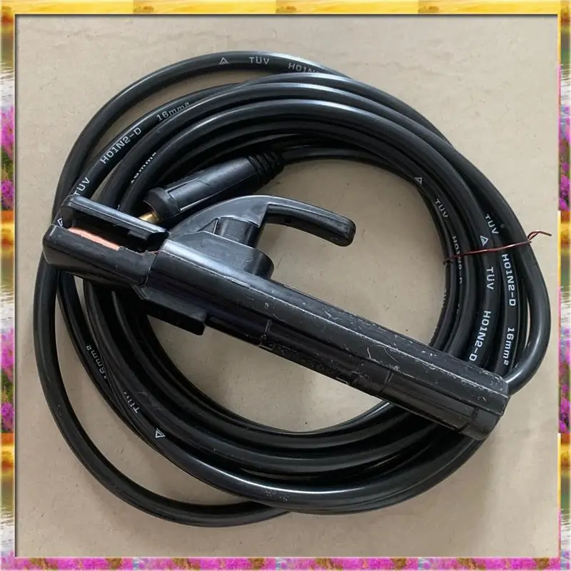 Must Have 5M Welding Accessories For Welding Electrode Holder 200Amp Manual MMA Arc Welding 10-25Mm Connector And Lead Cable