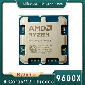 معالج AMD Ryzen 5 9600X ، 5.4 جيجاهرتز ، 6 أنوية ، 12 خيطا ، 38 ميجابايت ، ذاكرة تخزين مؤقت للألعاب ، 4 نانومتر ، TDP ، 65 واط ، مقبس AM5 ، وحدة المعالجة المركزية للألعاب ، Zen 5 ، رسومات مدمجة أفضل 10 معالجات رسومات مدمجة من Xeon - رقم 1