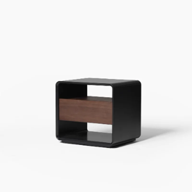 

Minimalist Nordic Night Table Small Modern Retro Trendy Hotel Nightstand Bedroom Storage Apartment Mesita De Noche Furniture