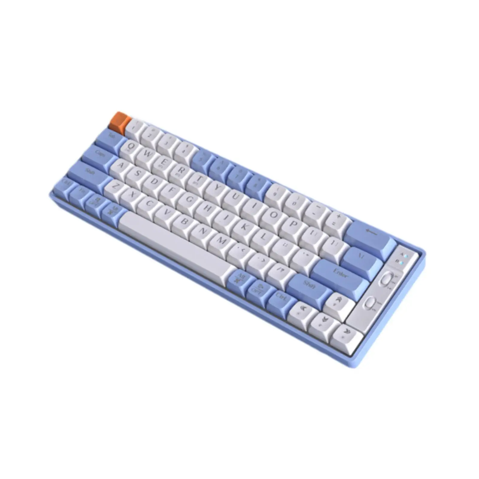 65 Keys Gaming Keyboard Hot Swappable Wireless Sturdy Versatile Ergonomic 31x10.3x4cm Mechanical Keyboard with RGB Backlit