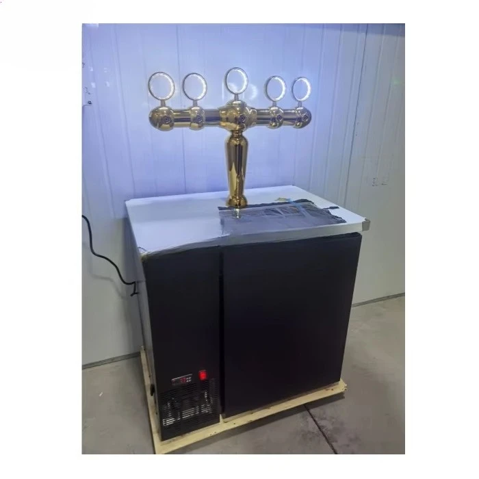 Langlebige Biermaschine aus lebensmittelechtem Edelstahl mit Abgaberad