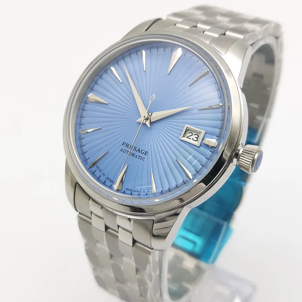 

9 Color 40MM Men's Watch NH35 Mechanical Watch Waterproof Business Automatic Watch Sports Waterproof Stainless Steel Watch clock