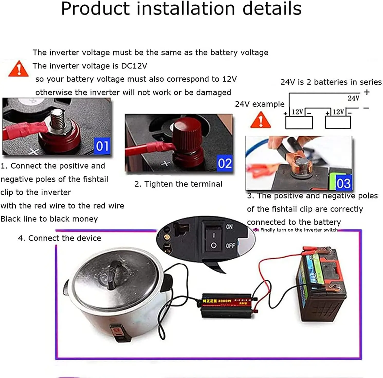 Inverter 12v 220v Akadálymentes Szinusz Hullámosság 1600W 2200W 3000W Transzformátor Konvertál multi-function aljzat átalakító autó Inverter számára kemping