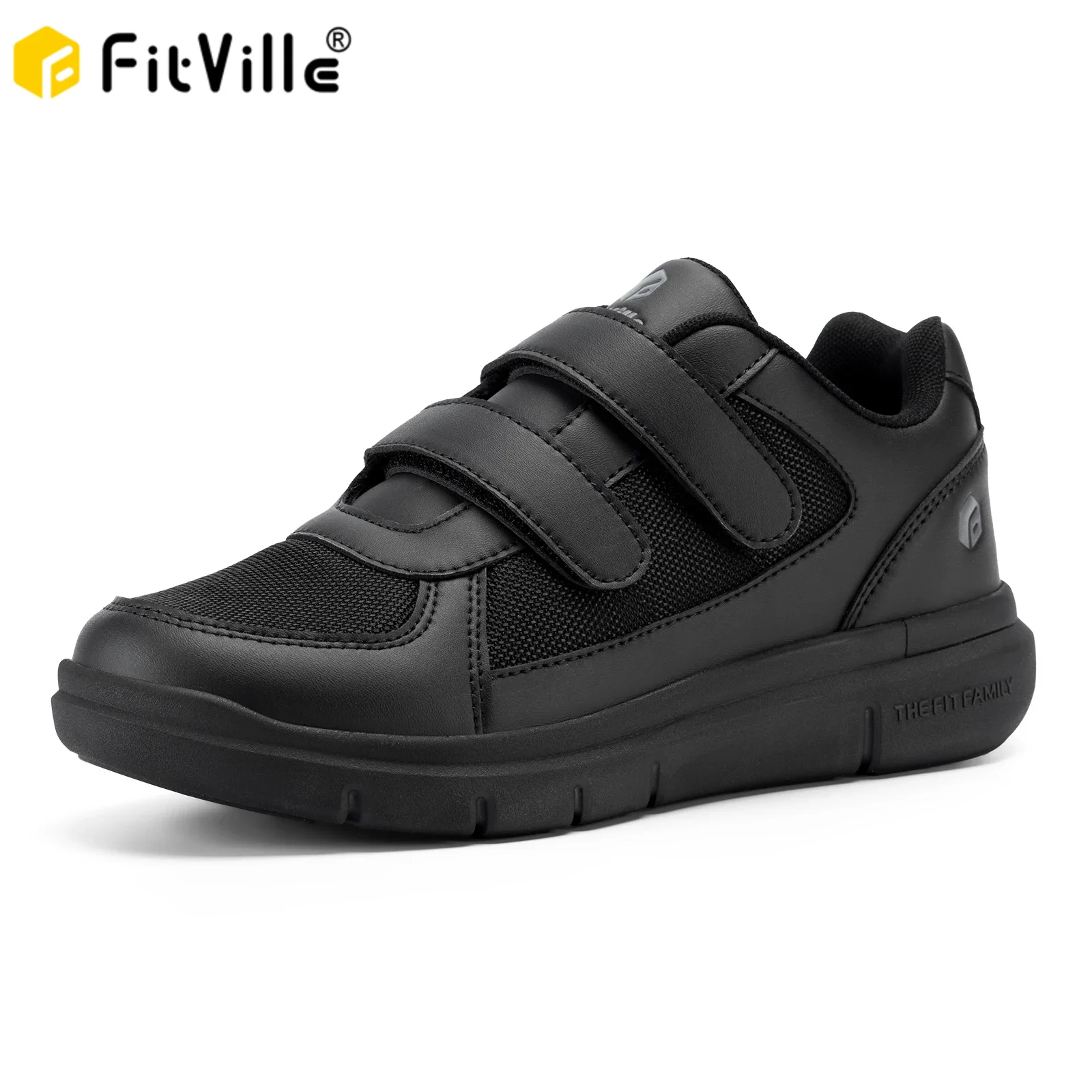 Fitville – chaussures pour diabétiques Extra larges 4E pour hommes, chaussures décontractées pour personnes âgées, soulage la neuropathie pour les douleurs gonflées au pied avec Support de voûte plantaire