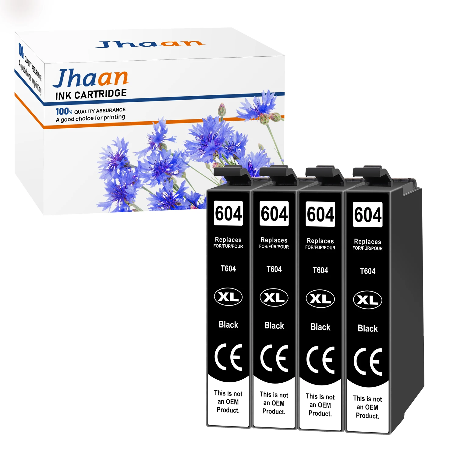 Jhaan 604XL printercartridges compatibel met Epson 604 604XL cartridges voor Expression Home XP-4200 XP-3200 XP-3205 XP-2200