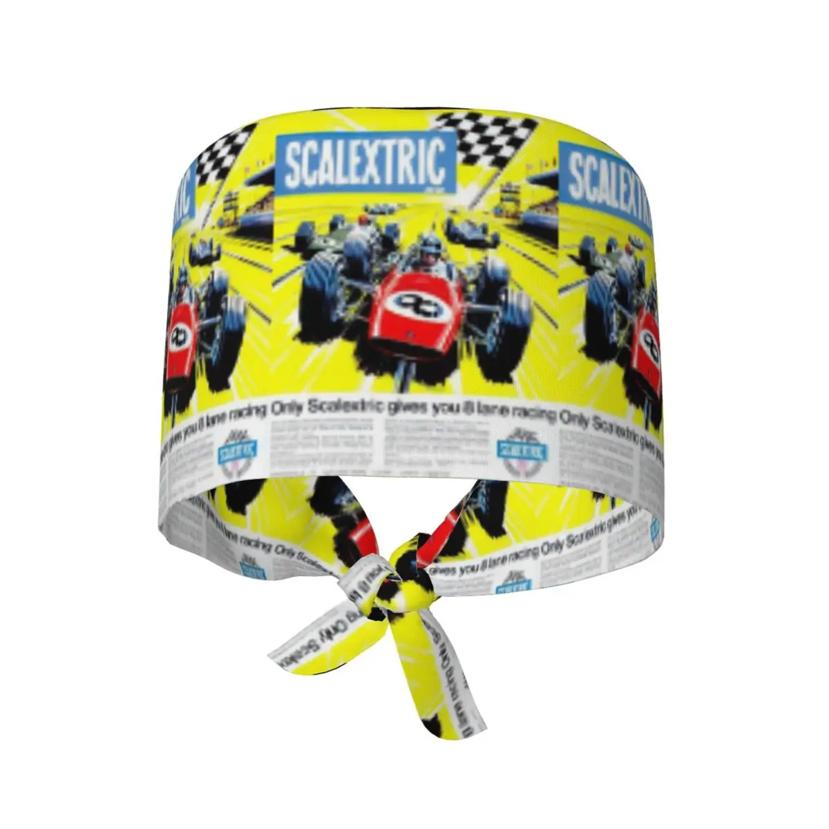 Gorro Quirúrgico Unisex Ajustable Scalextric Vintage para Médico, Enfermera y Dentista