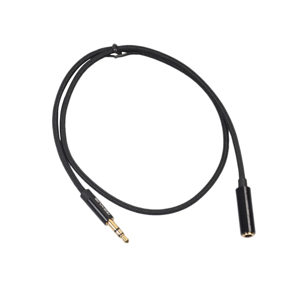 

3.5mm Headphone Cable Male to Female AUX Cord 0.5M Premium Sound Quality Headphone Extension Cable Compatibility