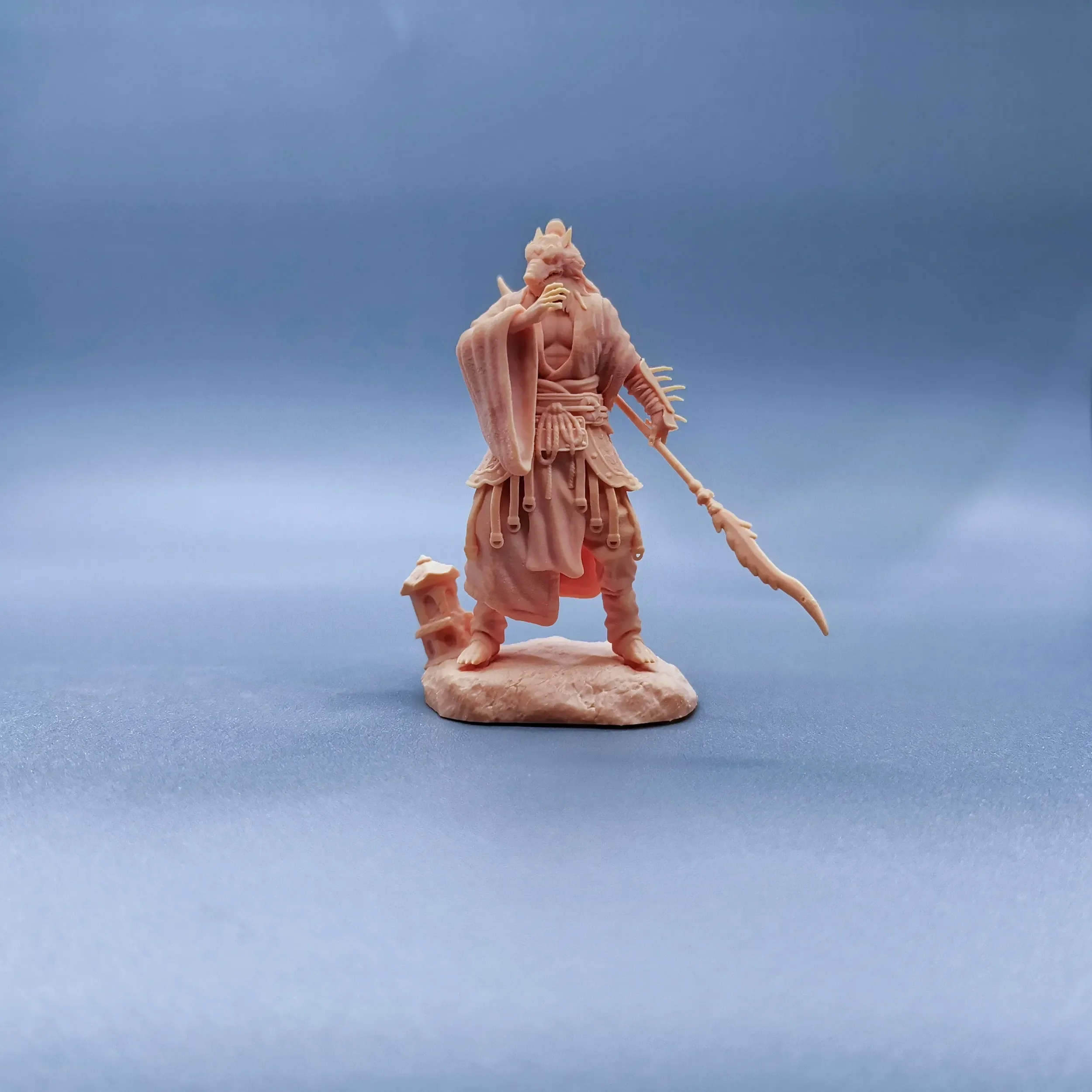 

Фигурки в масштабе 1/64 1/43, модель из смолы, Black Myth Boss Guangzhi, неокрашенные миниатюры, диорама, ручная роспись W109
