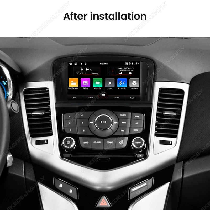 Car Radio Android 13 Multimedia Video Player For Chevrolet Cruze 2008 - 2014 Navigation Stereo Car Multimedia Player Carplay DVD