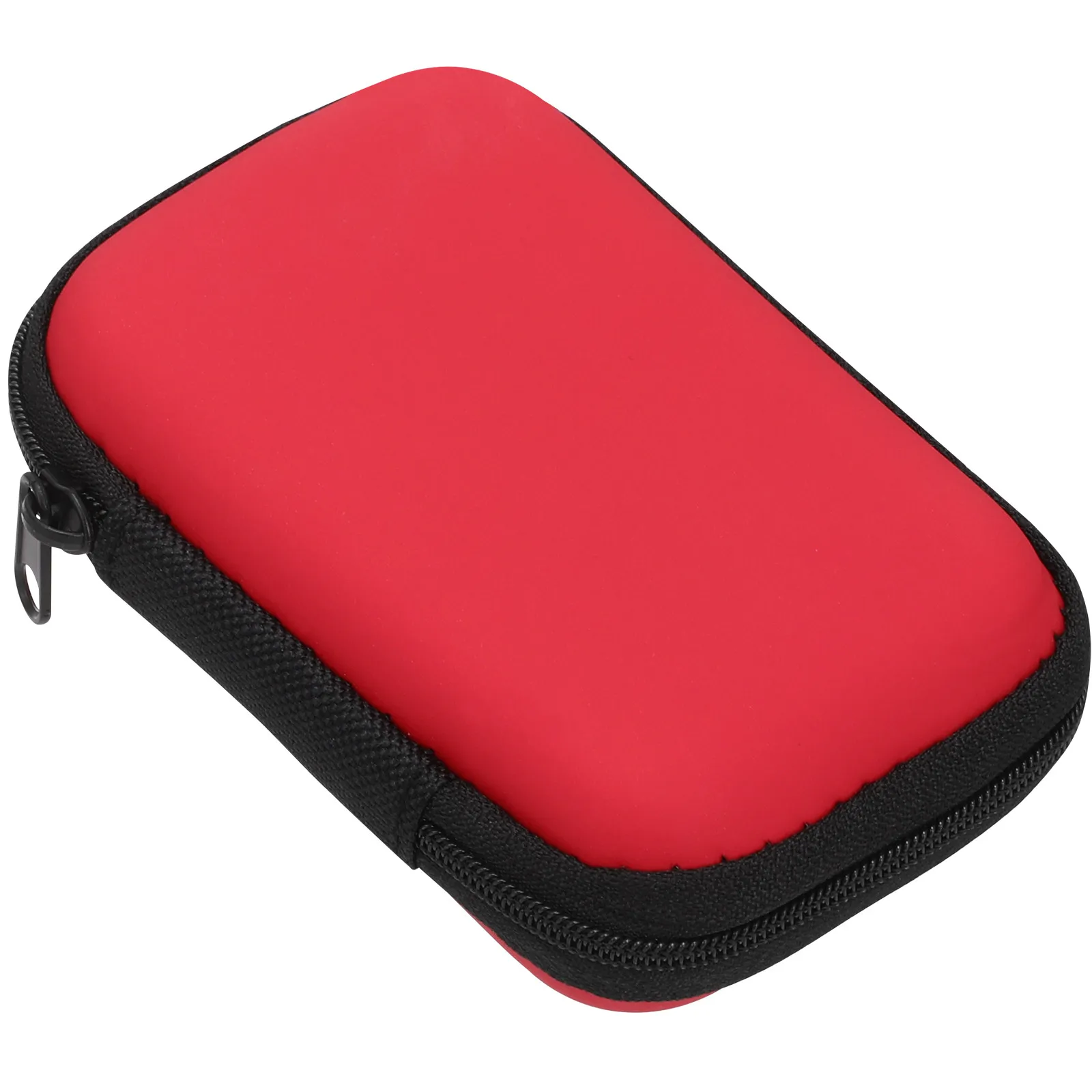 Travel Digital Data Cable Storage Bag Portable Water Resistant PU Eva Shockproof Lining Organizer USB Charger Electronic Gadget
