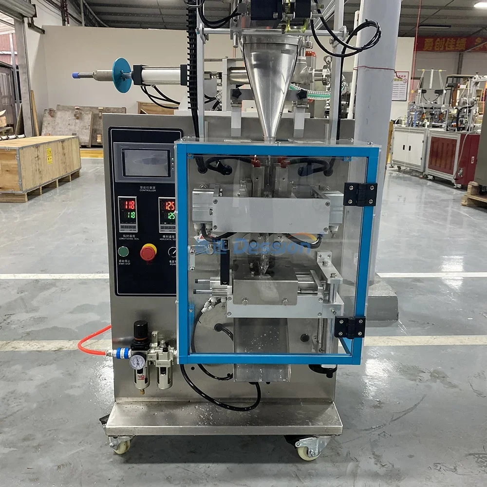 Vffs Liquid Paste Restaurant Sauce Pork Lard Oil Sachet Packing Machines