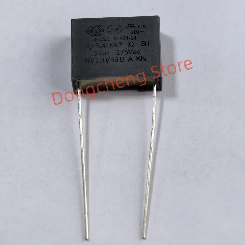 

30PCS/LOT MKP KEMET AV R46 0.33UF 330NF 334 275V 310V X2 FILM CAPACITOR PIN SPACING 15MM