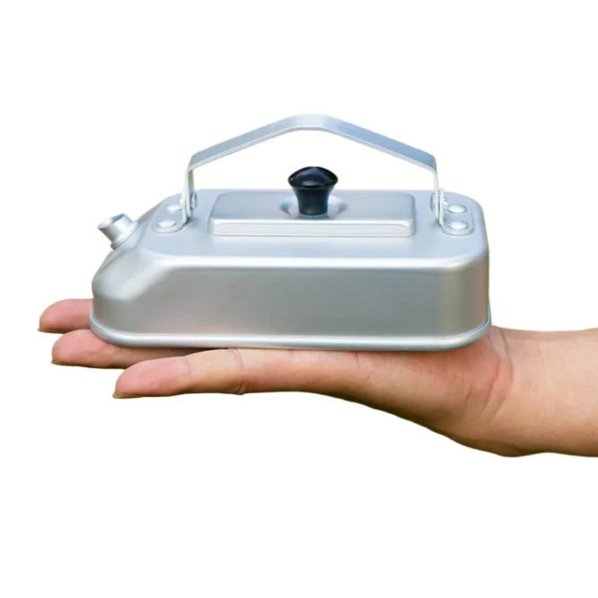 Ultra-light Mini Kettle Outdoor Backpack Travel Solo Mountaineering Hiking Light Camping 300ML Single Kettle 2