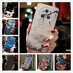 3D Relief Painted Phone Case For Honor Magic5 Pro Magic 5 4 Lite Case Silicon Cover For Honor Magic4 Lite 5G Case Fundas Coque