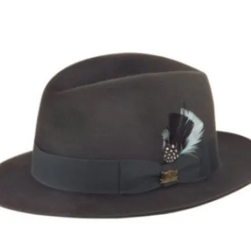 

Sheepskin Hat Solid Color Sheepskin Felt Hat Pure Wool Felt Hat with Ribbon Decoration