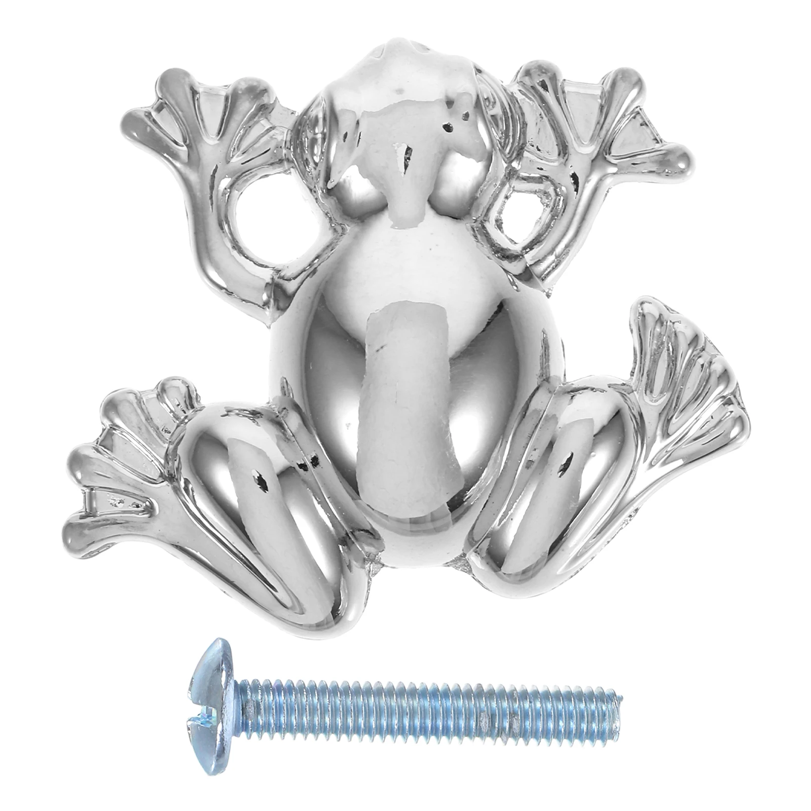 

Frog Shaped Wardrobe Handle Cute Animal Drawer Pull Durable Metal Cabinet Knob Cartoon Furniture Handle for Kids