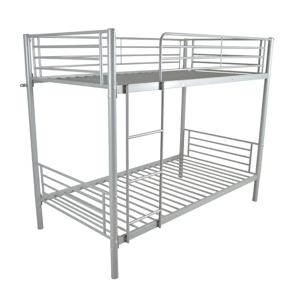 Metal Bunk Bed Twin Over Twin with Built-in Ladder for Kids Bedroom, Customized