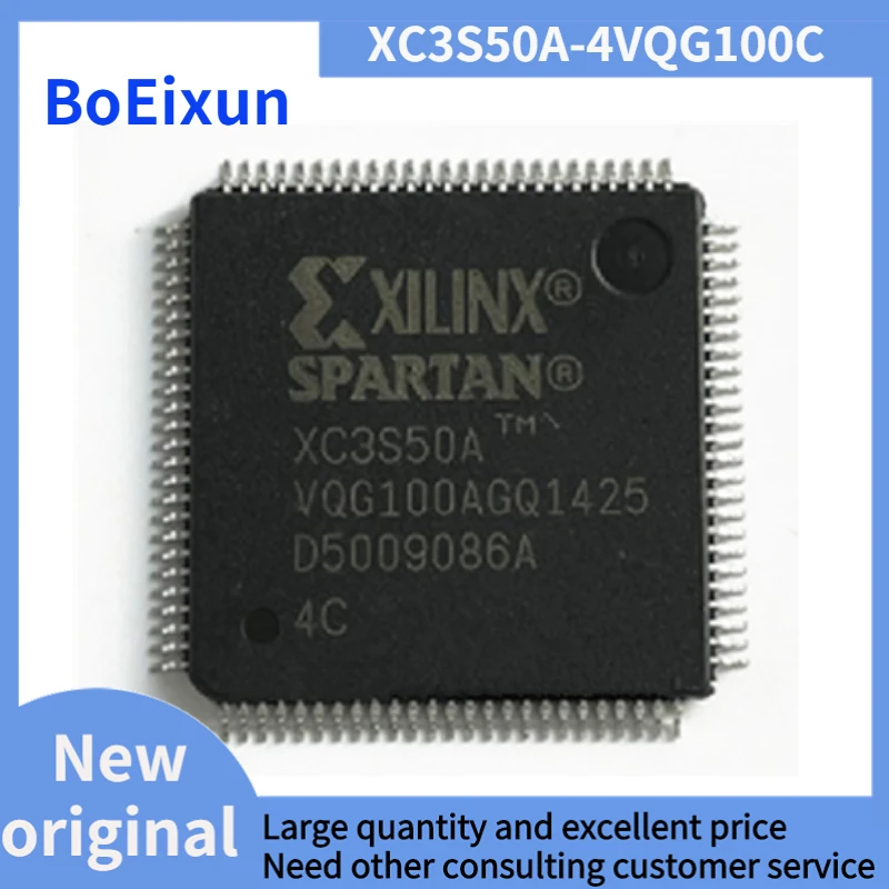 

100% new original XC3S50A-4VQG100C/I package QFP-100 field programmable logic chip IC