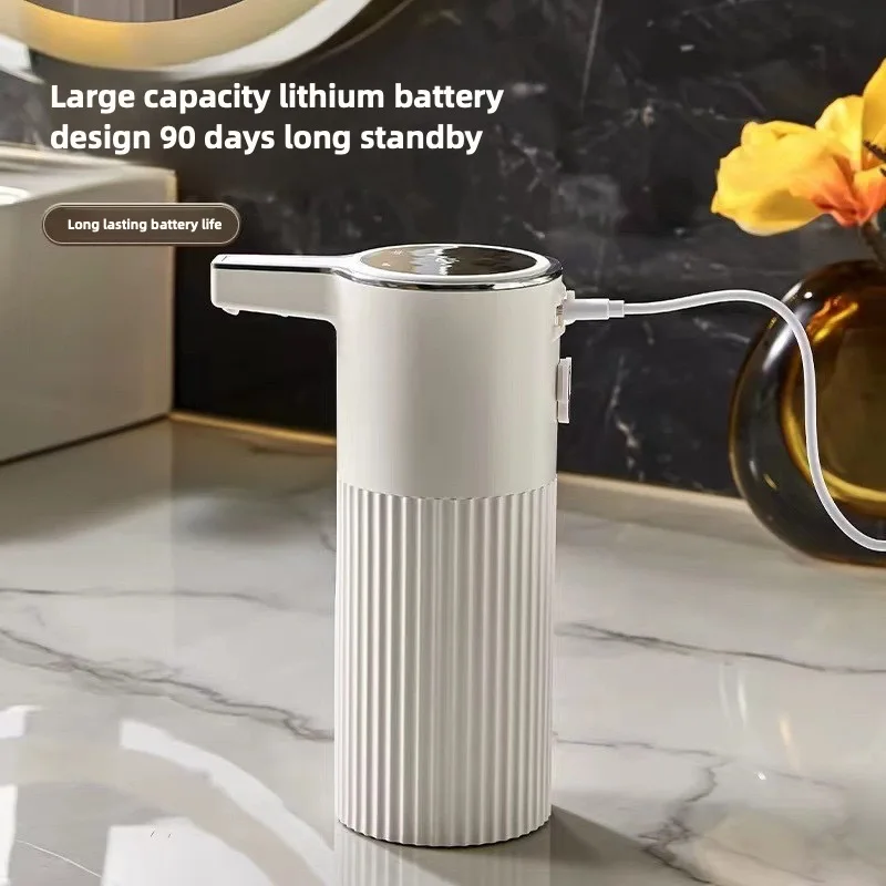 Touchless Automatic Soap Dispenser USB Rechargeable Wall-Mounted Induction Foaming Hand Sanitizer Dispenser