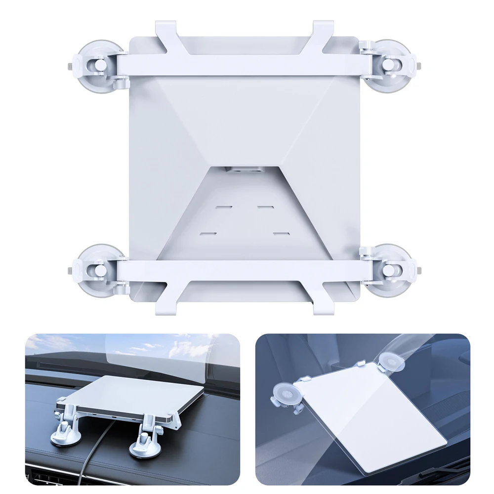 For Starlink Mini Sunroof Suction Cup Car Mount Stable Car Suction Cup Rack Flexible Adjustment 2 Bracket and 4 Suction Cup Base