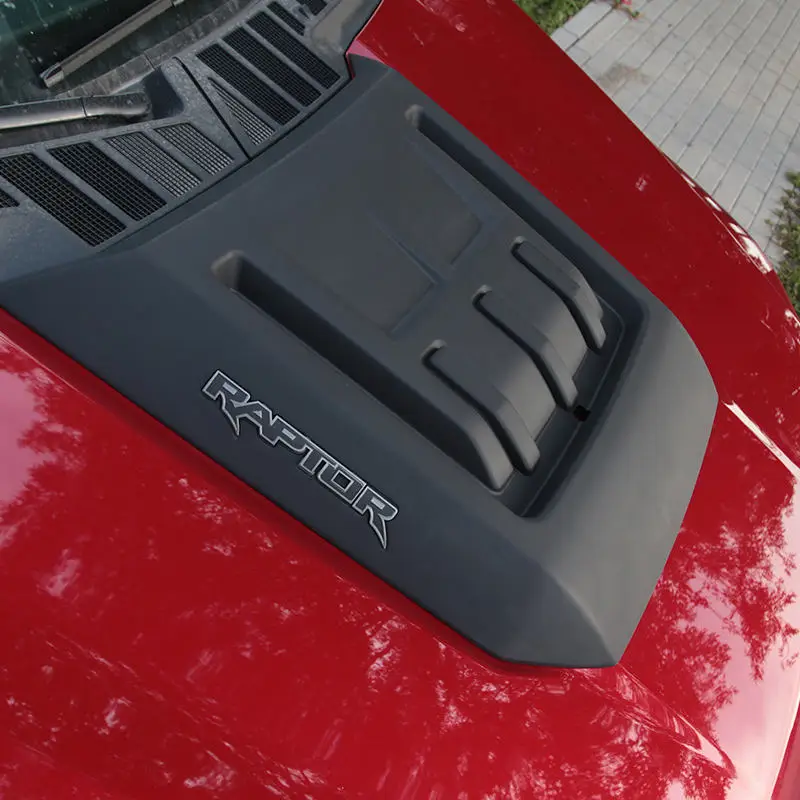 CUSTOM รถอะไหล่ภายนอกอุปกรณ์เสริม Air Vent Hood Bonnet ฝาครอบเครื่องยนต์ Scoop สําหรับ Ford F150 Raptor 2021-2022