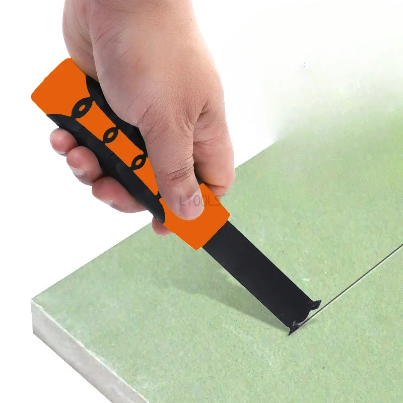 New Silicon Calcium Plate Knife Gypsum Board Ceiling Cutting Blade Alloy Knife Partition Wall Hand Dust-free Cutting Tools DIY