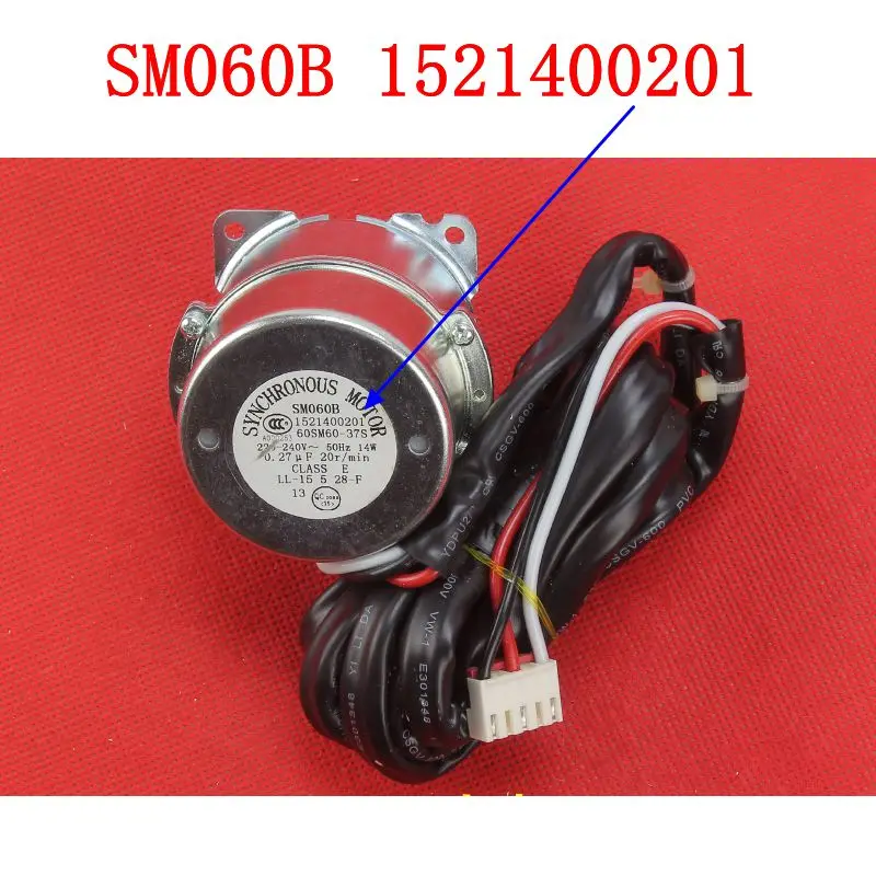 

For Gree air conditioner synchronous lifting sliding door swing leaf blower motor SM060B 1521400201 AC220-240V parts