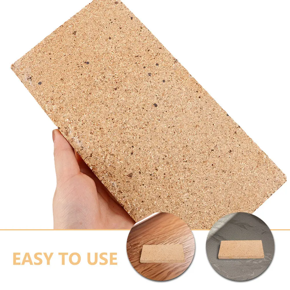Fireproof Brick Lightweight High Temperature Resistant for Fireplace Wood Stove Insulation Block Fire Pit Grill Kiln Clay