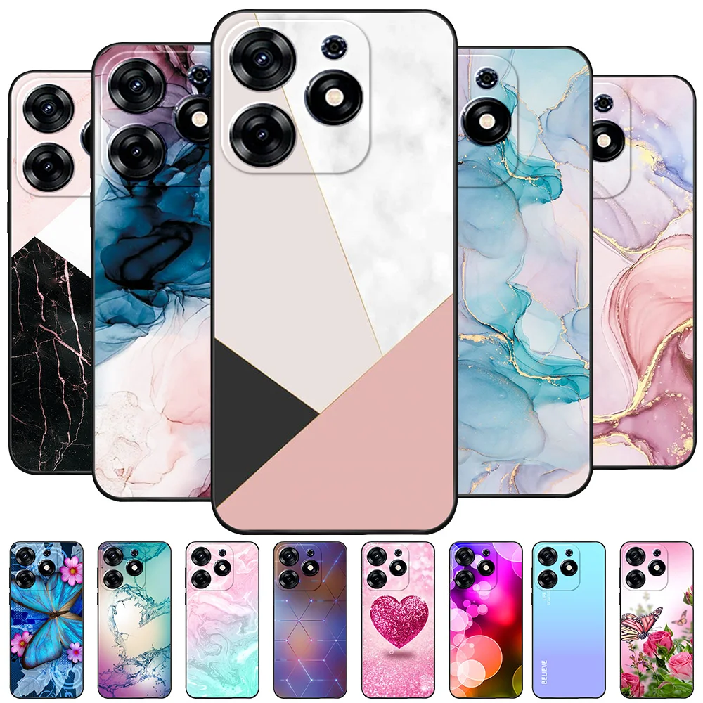 Case For Tecno Spark 10 Pro Coque TPU Soft Silicone Phone Case For Tecno Spark 10 Pro Flowers Bumper Cute Cover Cool Funda Matte