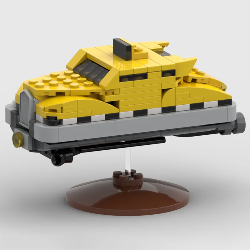 227pcs MOC Compacted Racer Korben Dallas Taxi Other Building Blocks Construction Model Diy Pack Challenge Toy Gift For Makers