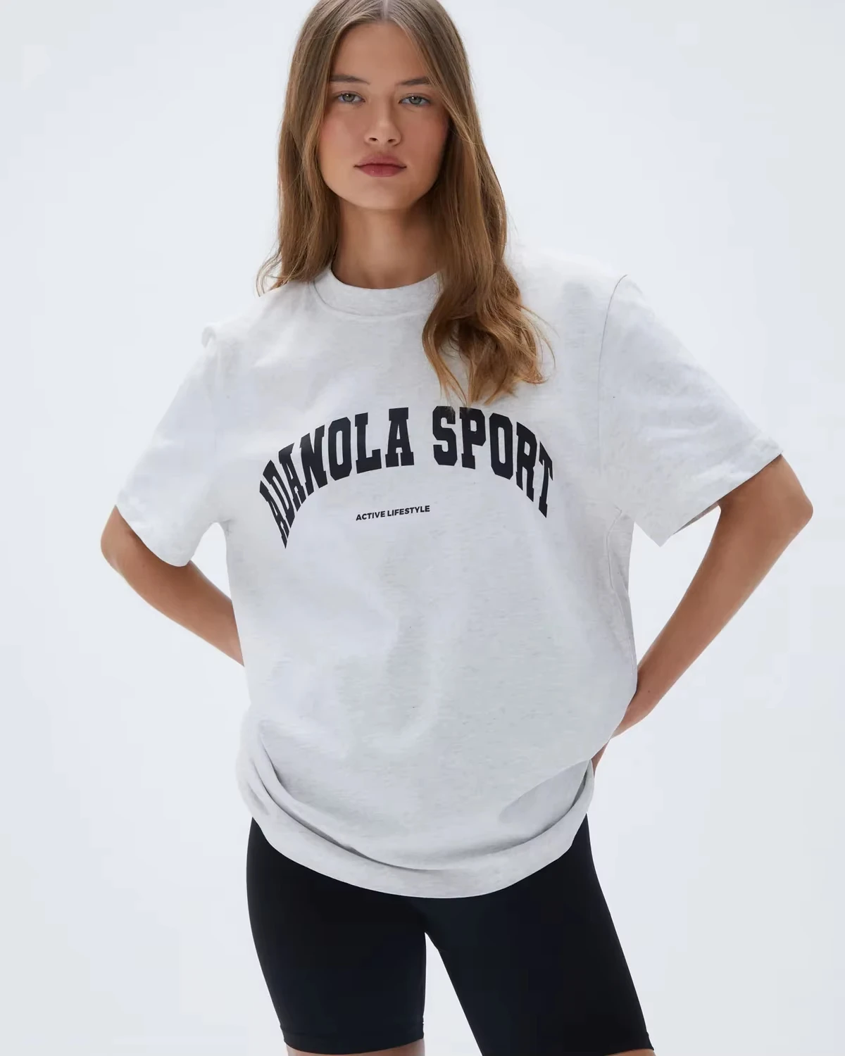 

2025 Adanola Hot-selling Niche Brand Tees T-Shirts Summer Man Women Harajuku West Coast Style Street Fashion Casual Short Sleeve