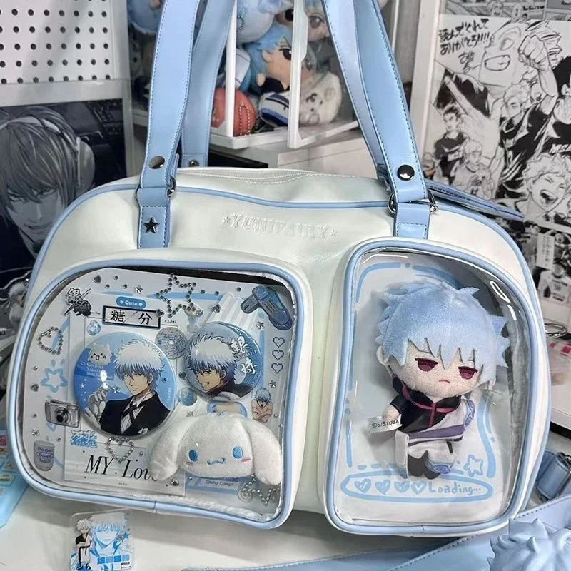 

Y2K Anime Itabag Tote Bag Girls Funny Doll Bag Original Dual Use Shoulder Itabag Kawaii Cute Display Itabag Women Handbag New