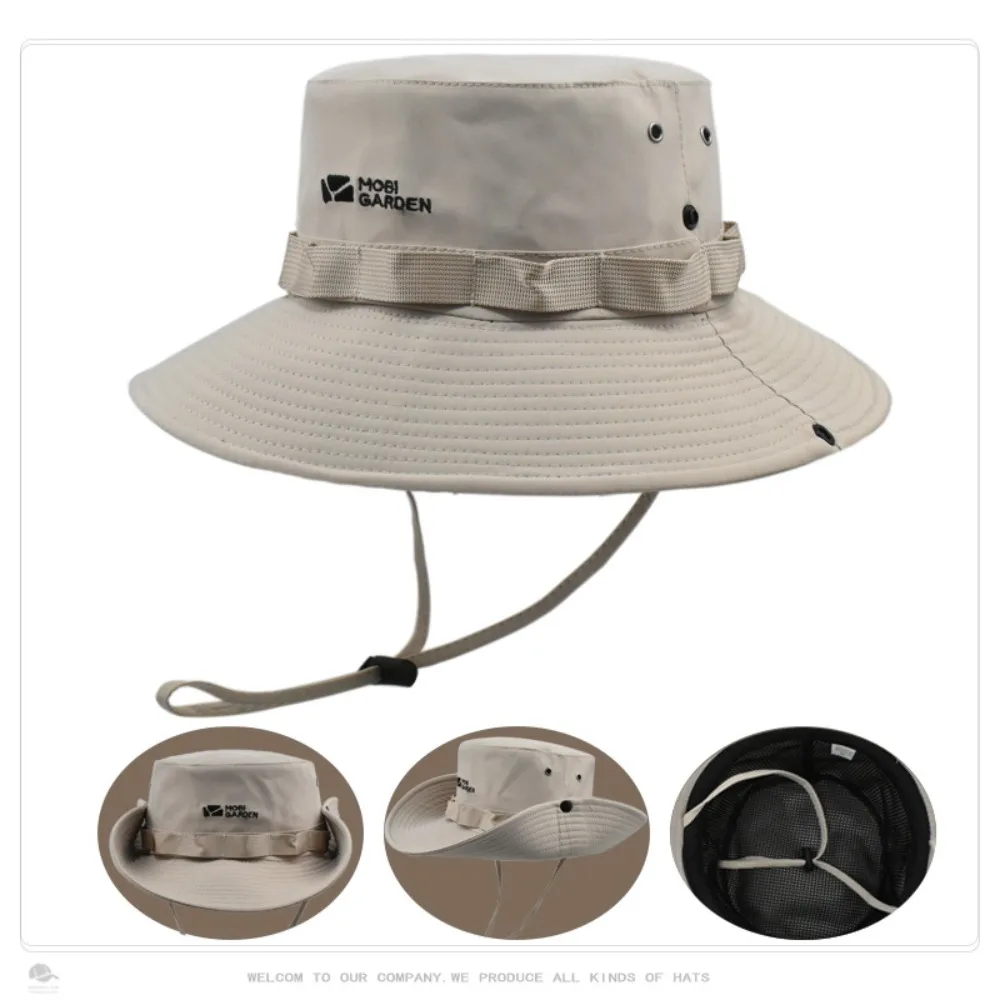 

Simple Japanese Summer Drawstring Men and Women Outdoor Mountaineering Fishing Big Brim Sun Protection Hat