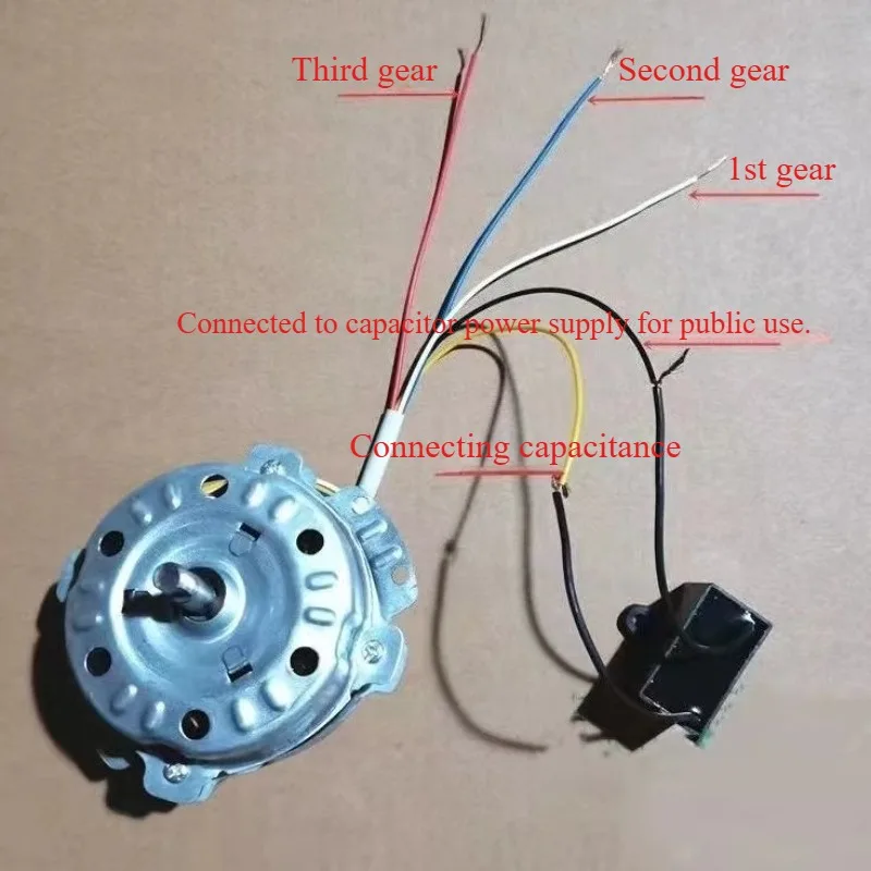 1PCS Hongyun fan desktop box fan motor accessories electric fan motor pure copper 45W for 12 inch 300mm