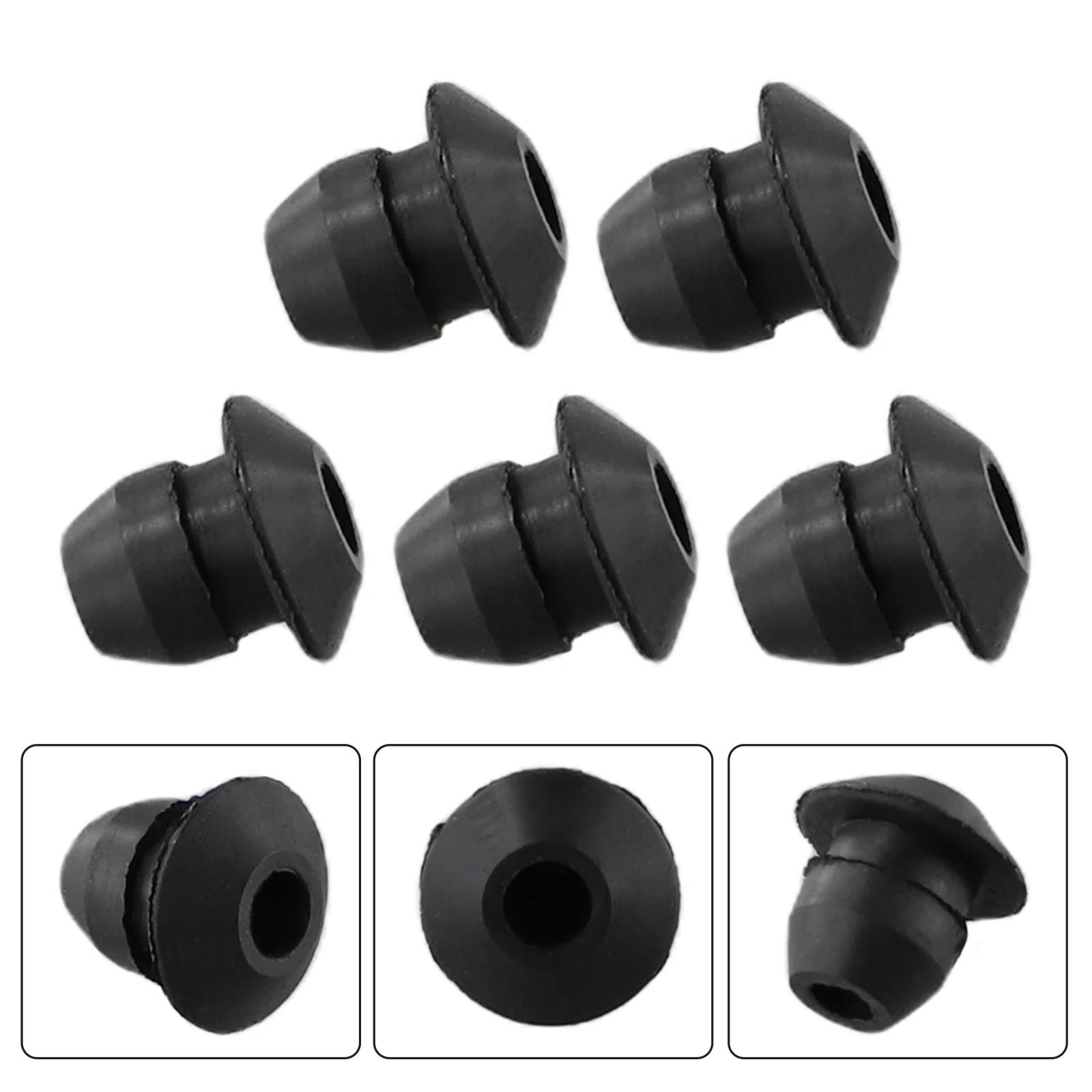 Pack of Five Functional Fuel Tank Grommets Each Having a Dimension of Hole by Nine Millimeters Suitable for Use