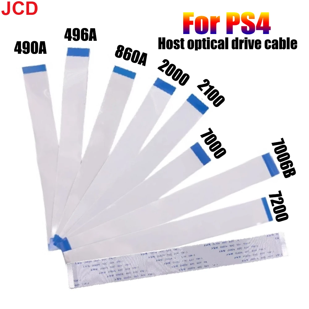 JCD 1pcs Host Optical Drive Laser Lens Flex Cable Ribbon For PS4 490A 496A 860A 2000 2100 7000 7006B 7200 Flat Flexible Ribbon